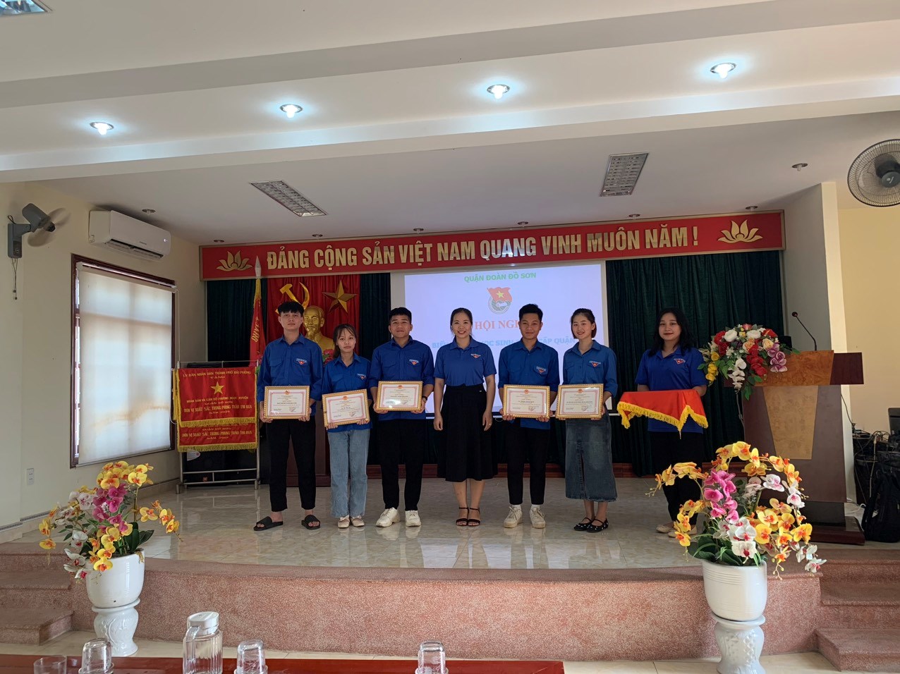 Quận đoàn Đồ Sơn tổ chức Ngày hội biểu dương học sinh 3 tốt cấp quận năm 2023