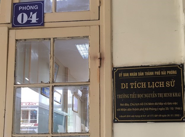 DI TÍCH LỊCH SỬ: PHÒNG HỌC SỐ 4 – TRƯỜNG TIỂU HỌC NGUYỄN THỊ MINH KHAI, QUẬN LÊ CHÂN