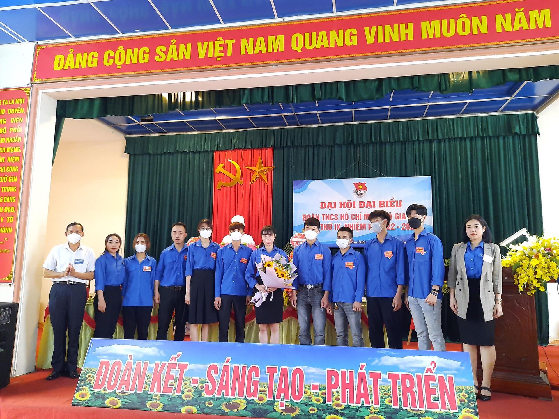 BTV HUYỆN ĐOÀN CHỈ ĐẠO ĐẠI HỘI ĐẠI BIỂU ĐOÀN TNCS HỒ CHÍ MINH XÃ GIA ĐỨC LẦN THỨ IX, NHIỆM KỲ 2022-2027