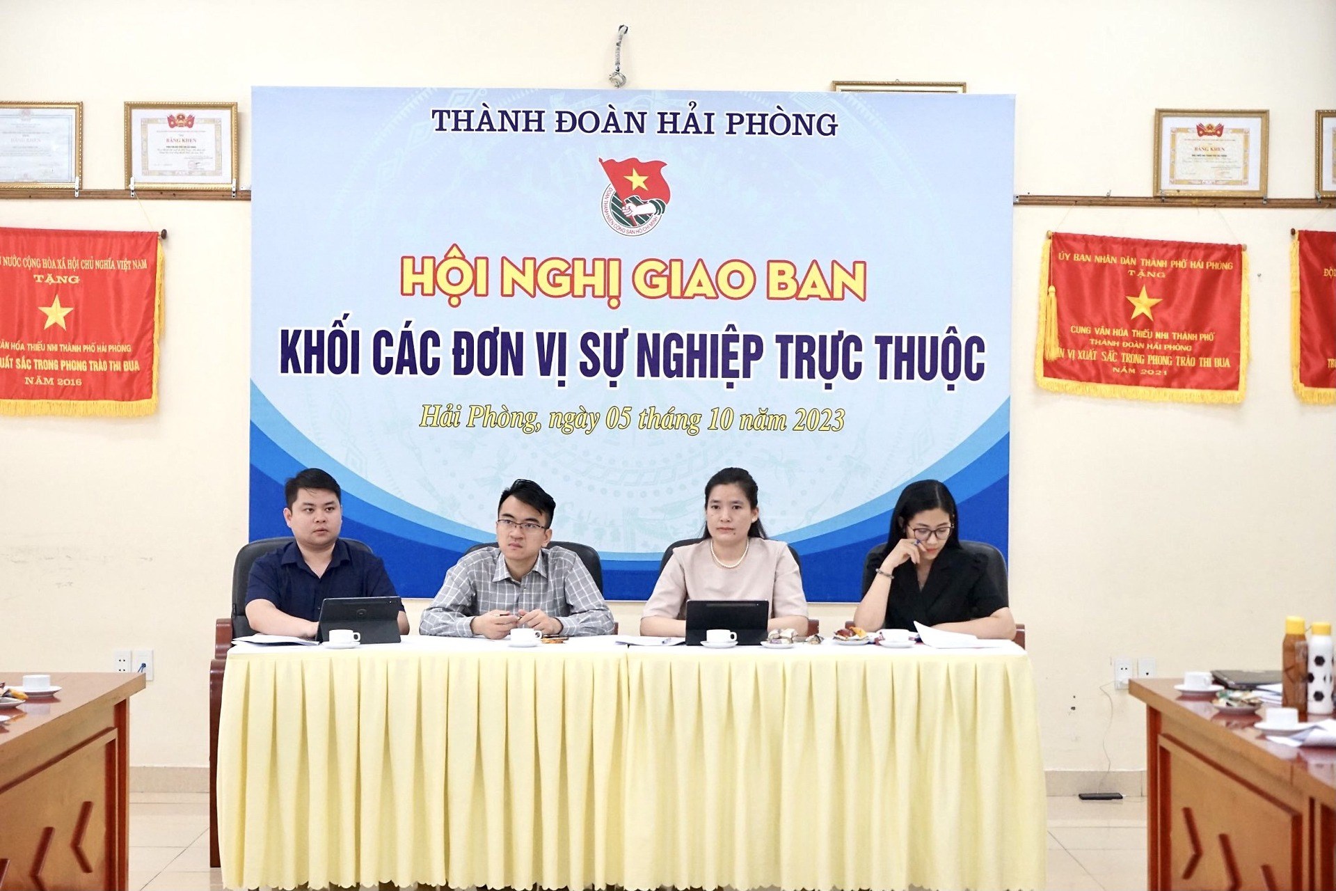 HỘI NGHỊ GIAO BAN CÔNG TÁC ĐOÀN VÀ PHONG TRÀO THANH THIẾU NHI KHỐI CÁC ĐƠN VỊ SỰ NGHIỆP TRỰC THUỘC THÀNH ĐOÀN QUÝ III NĂM 2023