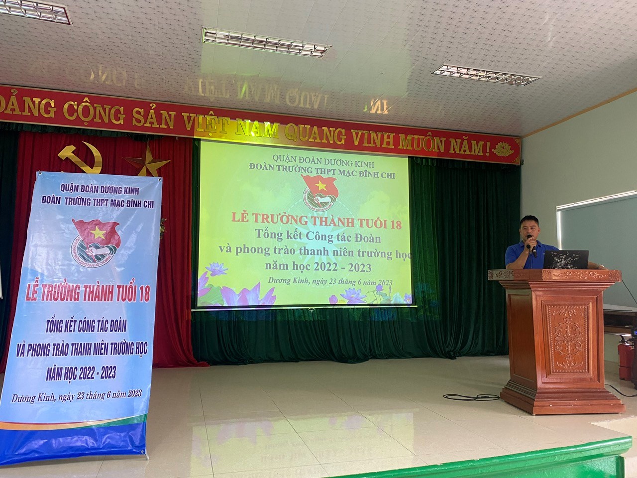 TRƯỜNG THPT MẠC ĐĨNH CHI: LỄ TRƯỞNG THÀNH TUỔI 18