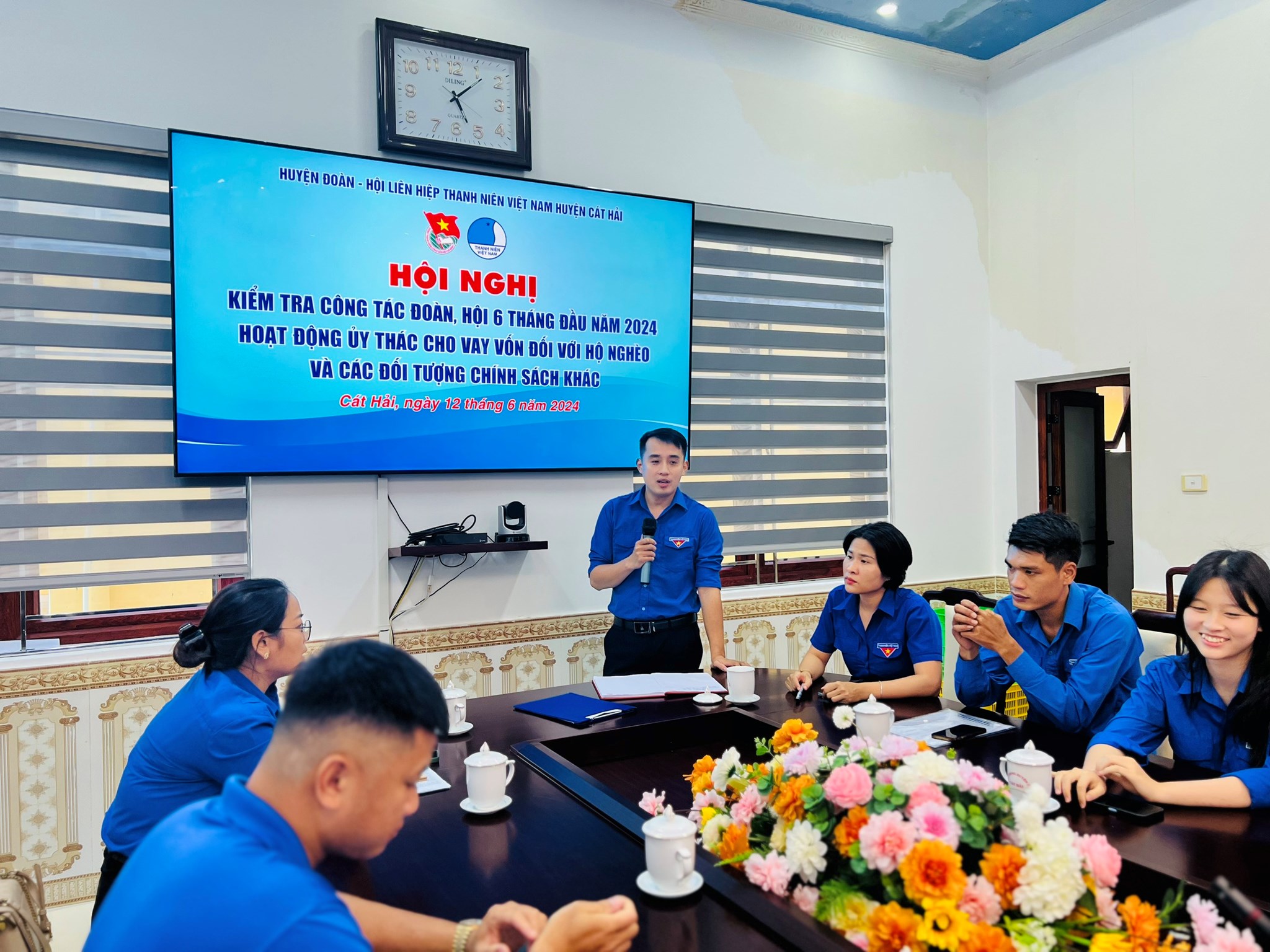 HỘI NGHỊ KIỂM TRA CÔNG TÁC ĐOÀN, HỘI 6 THÁNG ĐẦU NĂM; CÔNG TÁC ỦY THÁC CHO VAY VỐN ĐỐI VỚI HỘ NGHÈO VÀ CÁC ĐỐI TƯƠNG CHÍNH SÁCH KHÁC (ĐỢT 1 - NĂM 2024)