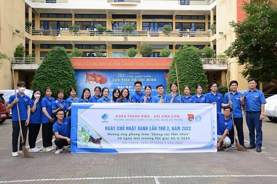 Lễ phát động ngày chủ nhật xanh lần 2 năm 2022 tại HPU