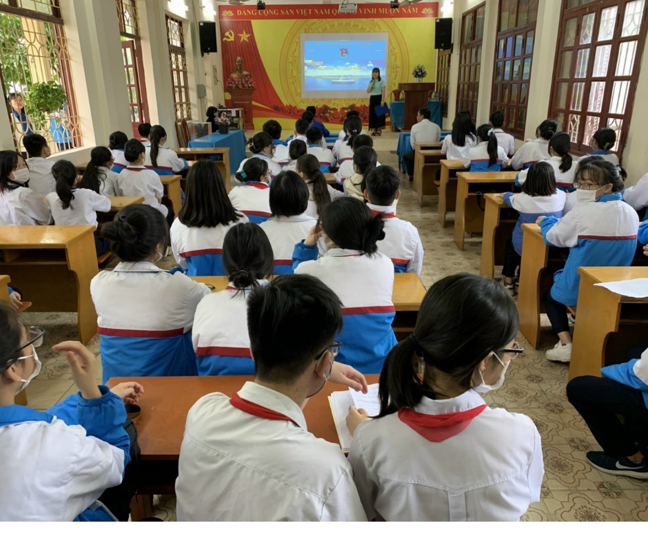ĐOÀN TNCS HỒ CHÍ MINH QUẬN LÊ CHÂN TỔ CHỨC CHƯƠNG TRÌNH TUYÊN TRUYỀN CHỦ QUYỀN BIỂN ĐẢO