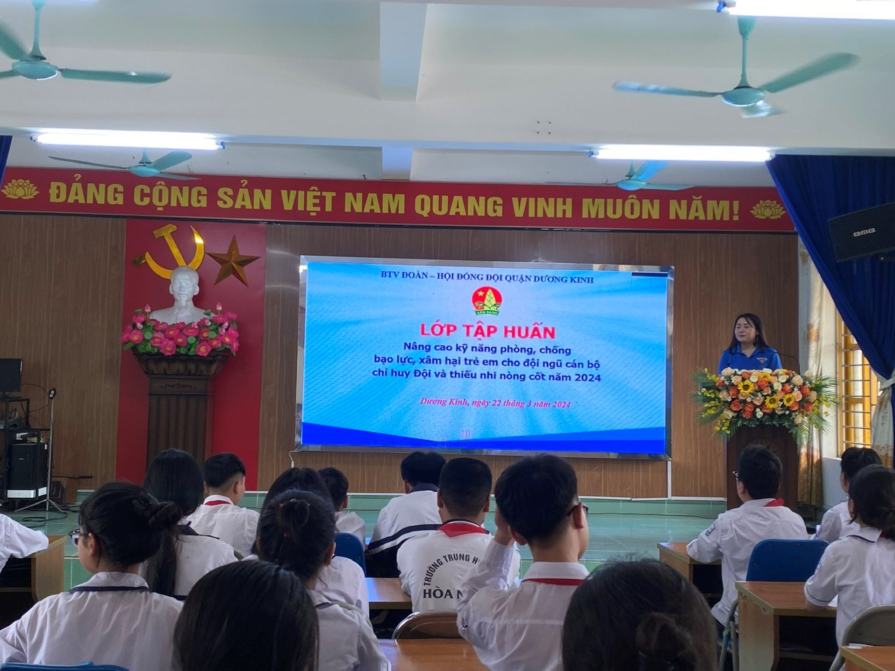 Lớp tập huấn nâng cao kỹ năng phòng, chống bạo lực, xâm hại trẻ em cho đội ngũ cán bộ chỉ huy Đội và thiếu nhi nòng cốt
