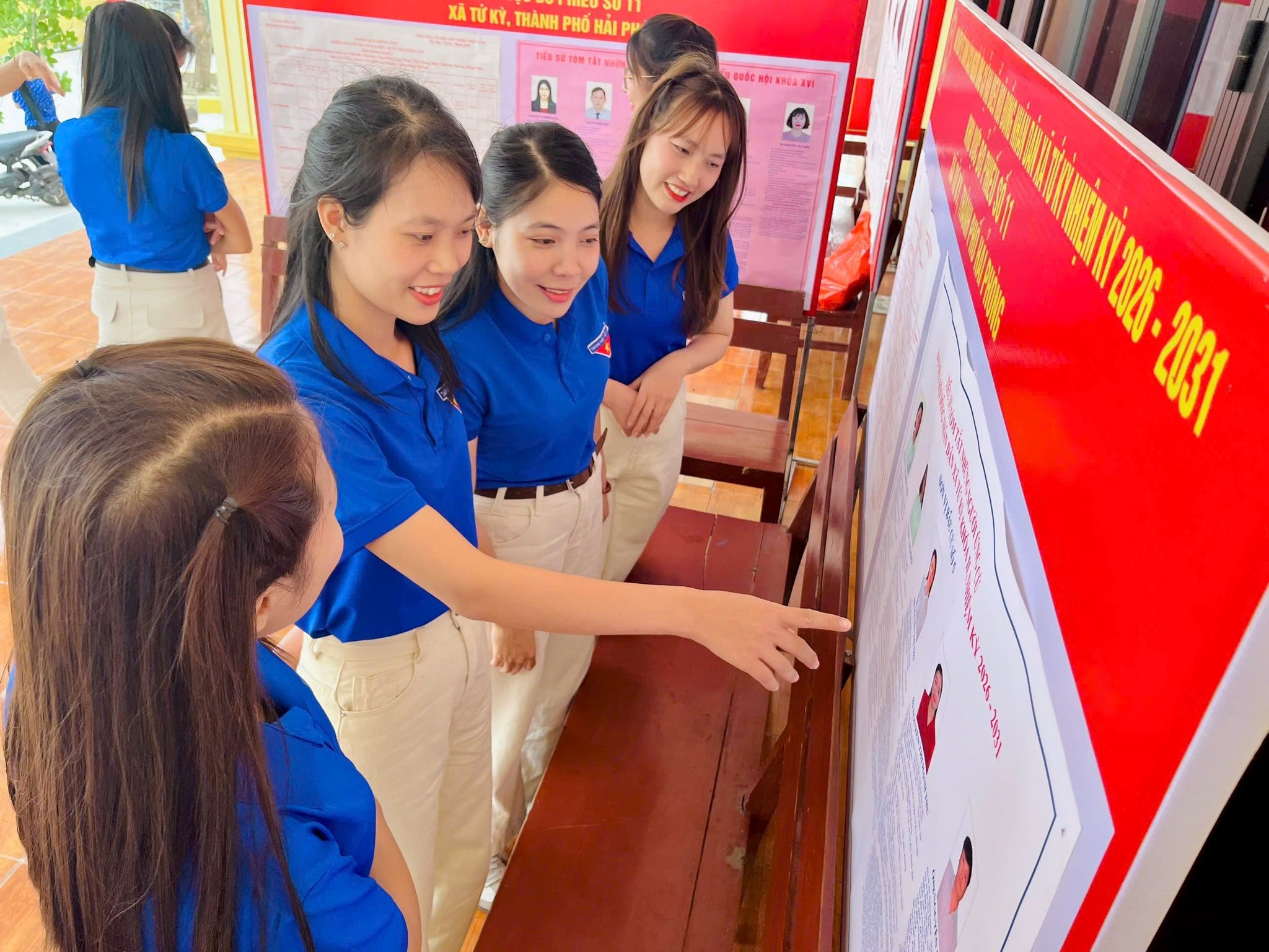 Đoàn Thanh niên xã Tứ Kỳ sôi nổi các hoạt động hướng tới bầu cử Quốc hội và đại biểu HĐND các cấp nhiệm kỳ 2026–2031