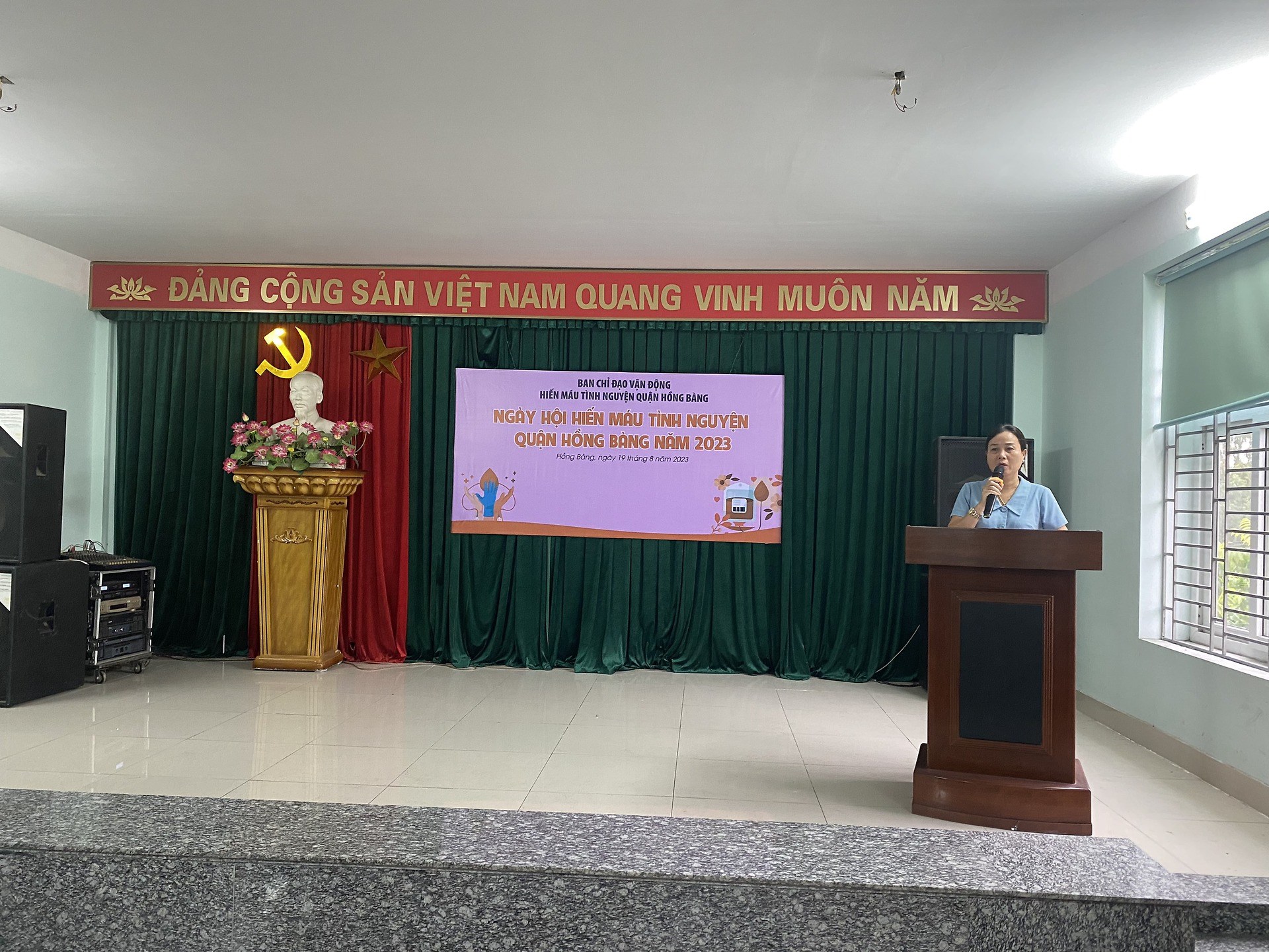CHƯƠNG TRÌNH HIẾN MÁU TÌNH NGUYỆN (ĐỢT 1) TẠI QUẬN HỒNG BÀNG NĂM 2023