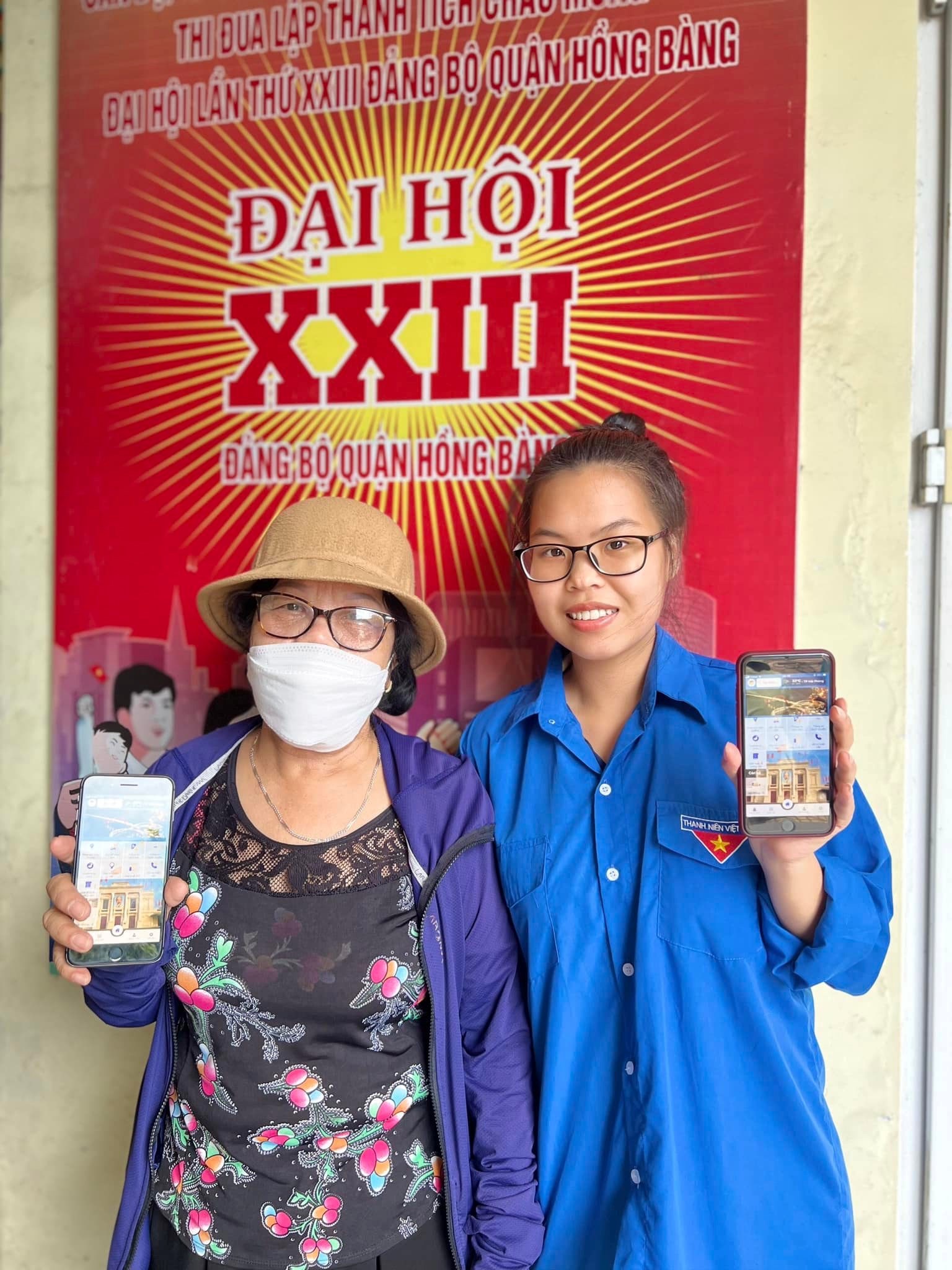 Thanh niên Hồng Bàng ra quân chào mừng ngày Chuyển đổi số quốc gia 10/10