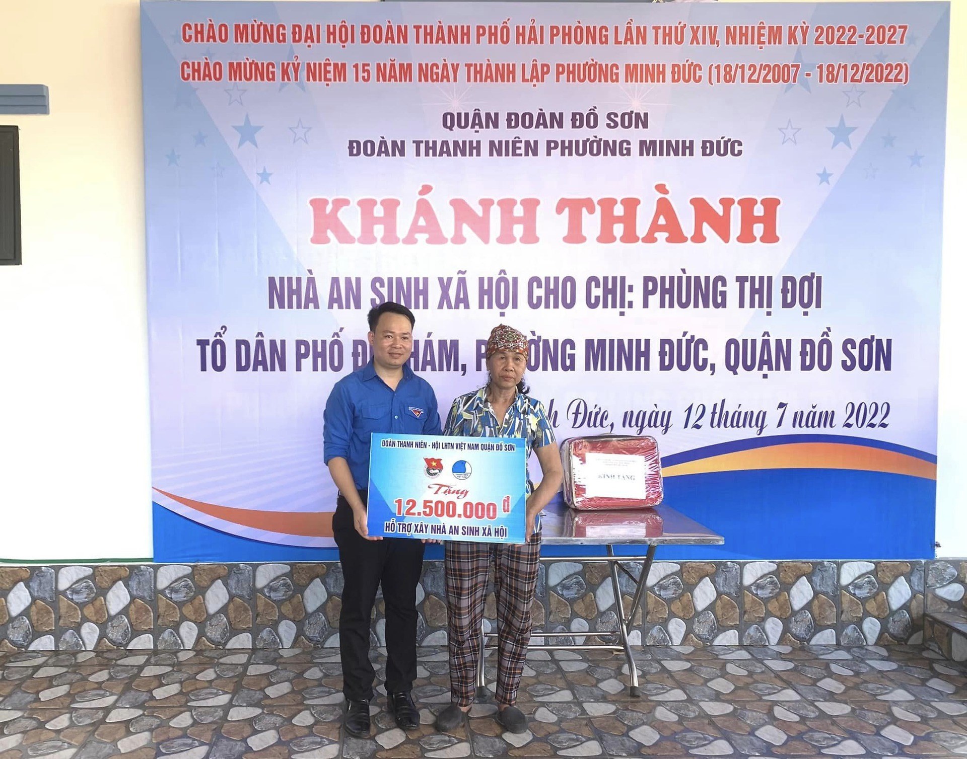 Quận Đồ Sơn: Công trình Xây dựng Nhà an sinh xã hội cho gia đình khó khăn đột xuất – công trình chào mừng Đại hội Đoàn thành phố lần thứ XIV, nhiệm kỳ 2022 - 2027