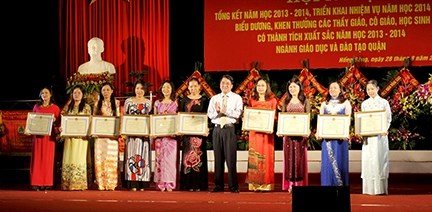 Hội nghị Tổng kết năm học 2013 - 2014, triển khai phương hướng nhiệm vụ trọng tâm năm học 2014 - 2015