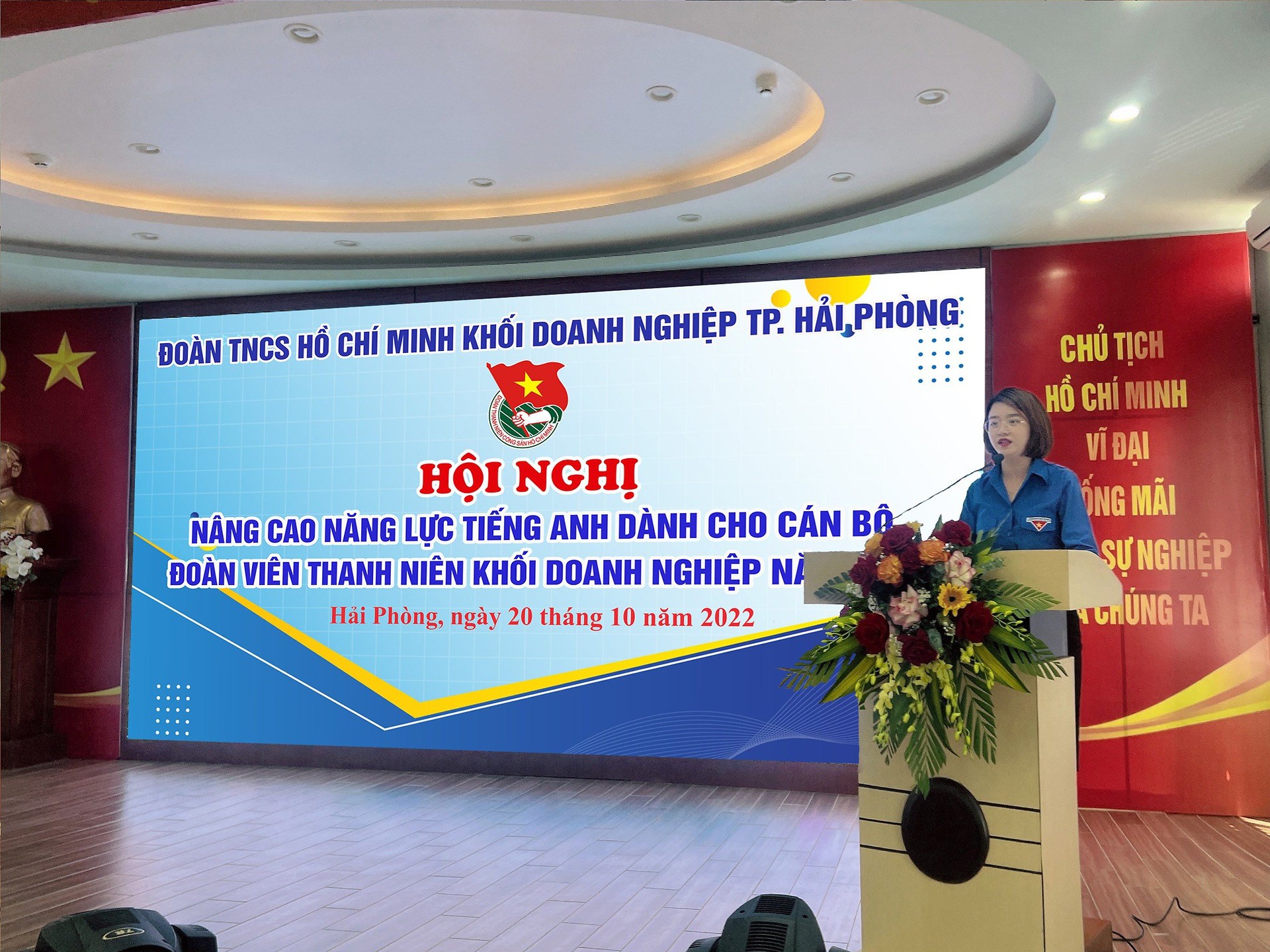 Hội nghị nâng cao năng lực tiếng anh cho cán bộ, đoàn viên thanh niên trong Khối Doanh nghiệp