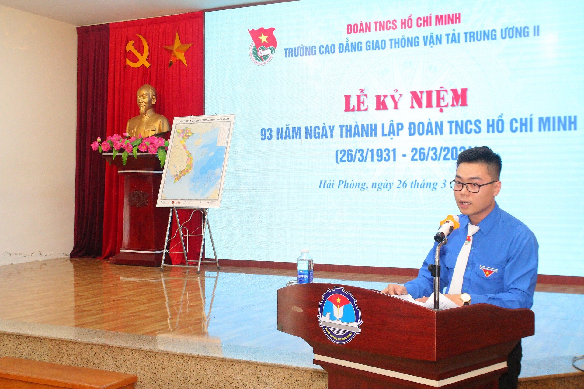 LỄ KỶ NIỆM 93 NĂM NGÀY THÀNH LẬP ĐOÀN TNCS HỒ CHÍ MINH - ĐOÀN TRƯỜNG CAO ĐẲNG GTVT TRUNG ƯƠNG II