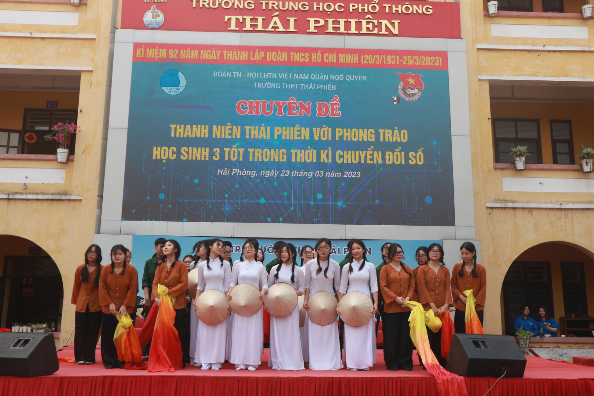 Chuyên đề "Thanh niên Thái Phiên với phong trào học sinh 3 tốt trong thời kỳ chuyển đổi số"