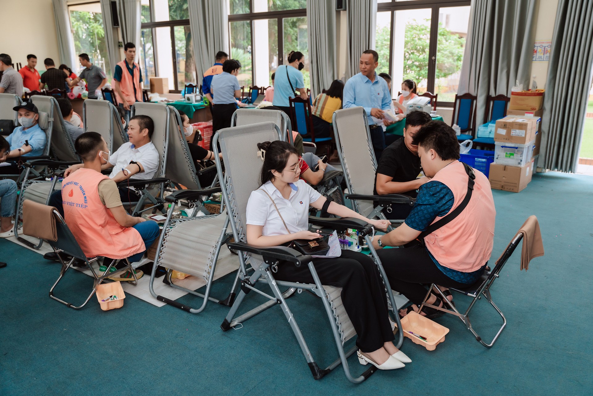 Chương trình hiến máu "Giọt Xăng hồng - Giọt dầu đỏ" năm 2023 tại Công ty Xăng dầu Khu vực III