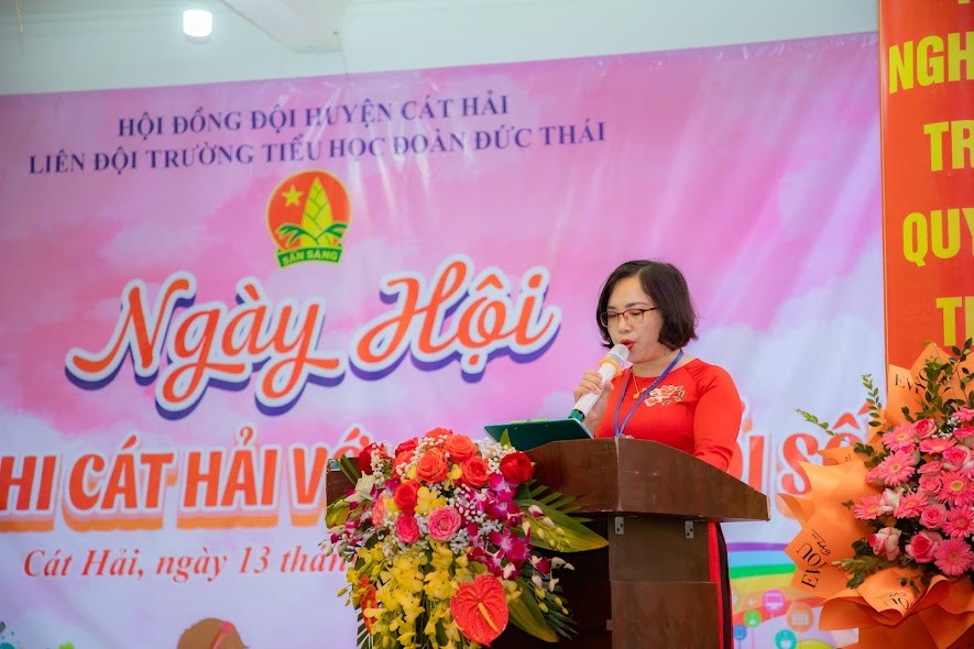 CHUYÊN ĐỀ ĐIỂM "NGÀY HỘI THIẾU NHI CÁT HẢI VỚI CHUYỂN ĐỔI SỐ" NĂM HỌC 2022 - 2023