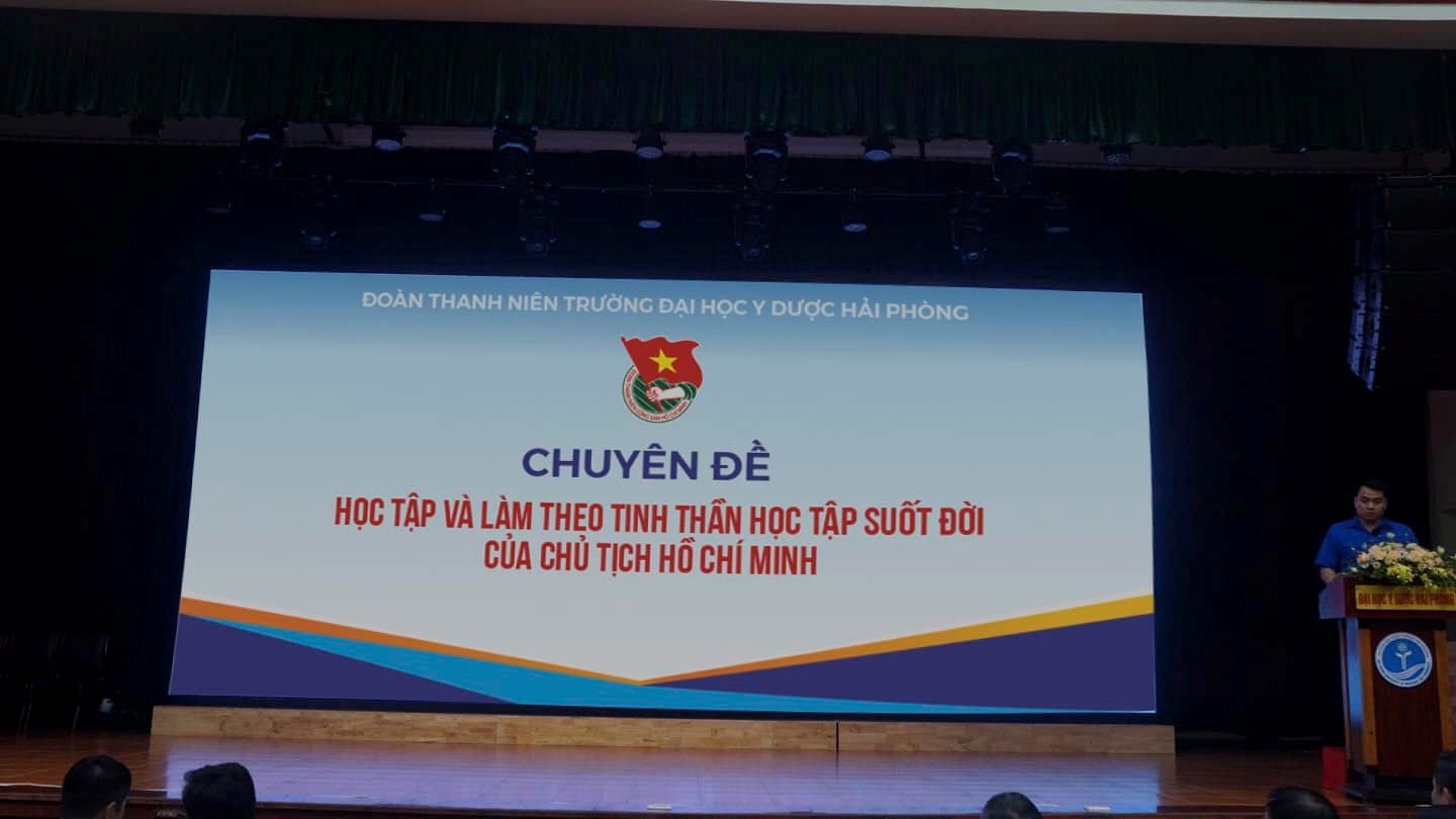 Đoàn Trường Đại học Y dược tổ chức Hội nghị học tập Chuyên đề Hồ Chí Minh năm 2023