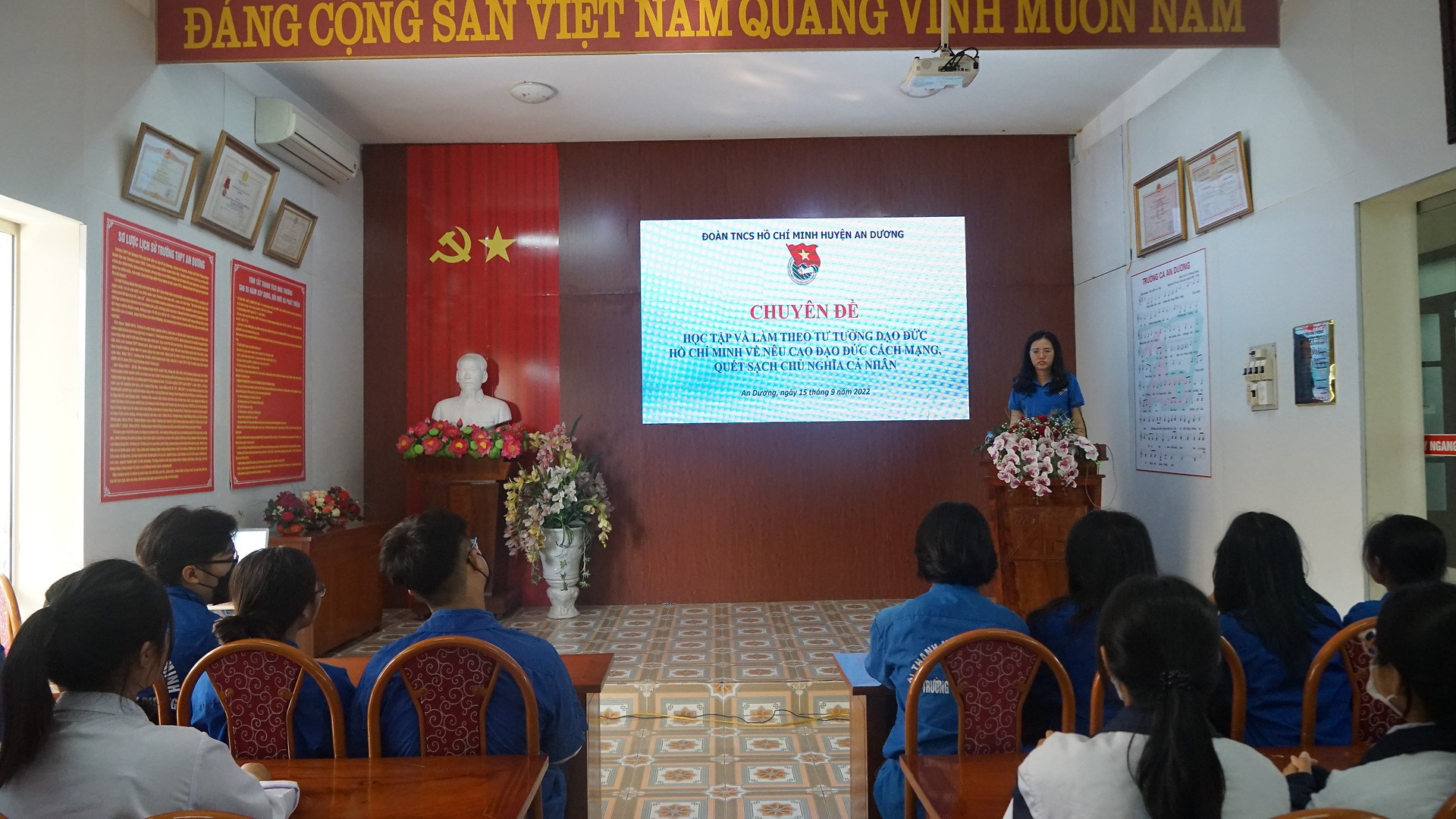 Huyện đoàn An Dương tổ chức Hội nghị Học tập và làm theo tư tưởng đạo đức, phong cách Hồ Chí Minh năm 2023