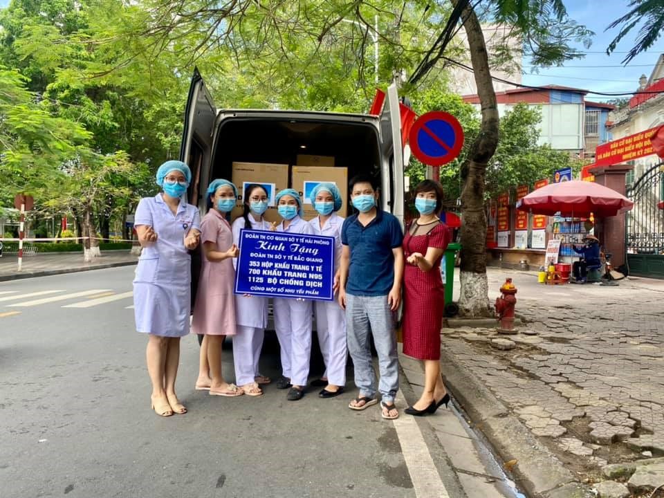 ĐOÀN SỞ Y TẾ HƯỚNG VỀ TÂM DỊCH BẮC GIANG