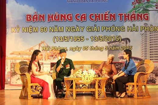 Thành đoàn Hải Phòng: Giao lưu “Bản hùng ca chiến thắng”
