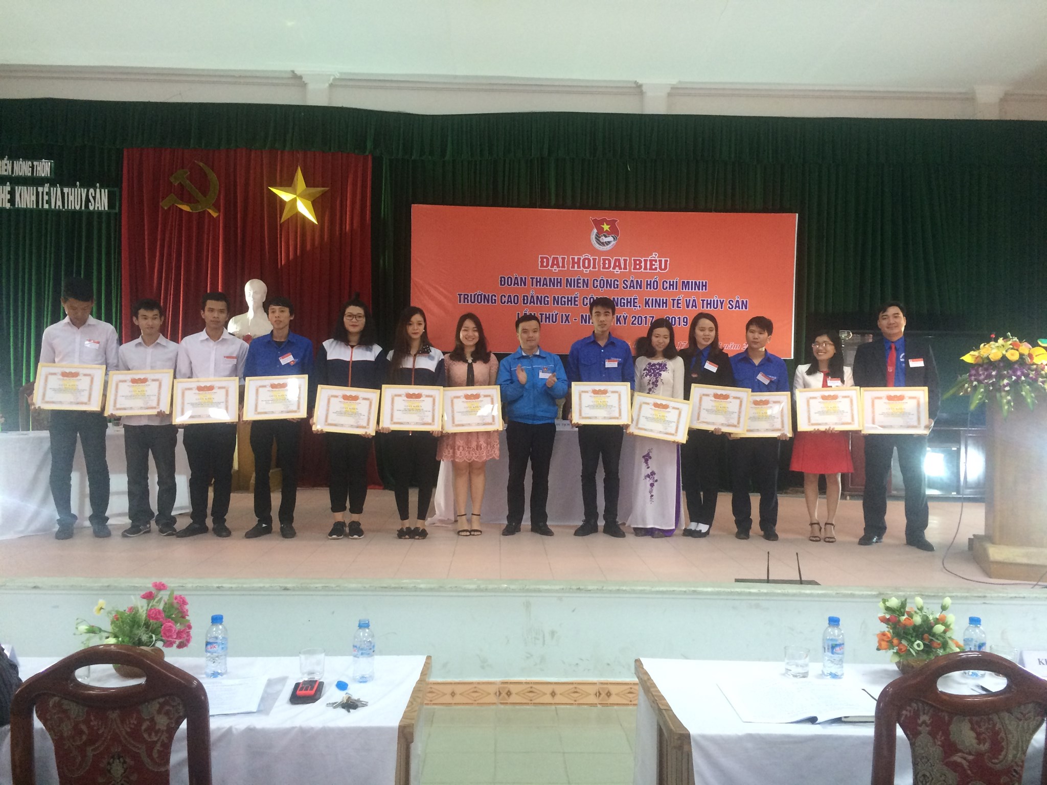 Đại Hội Đoàn trường Cao đẳng nghề Công nghệ, kinh tế và thủy sản