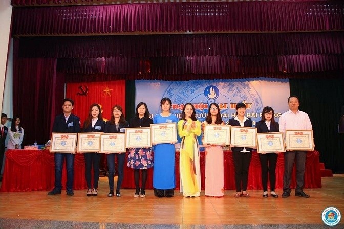 Đại hội đại biểu Hội sinh viên Trường Đại học Hải Phòng lần thứ VI, nhiệm kì 2016-2018.