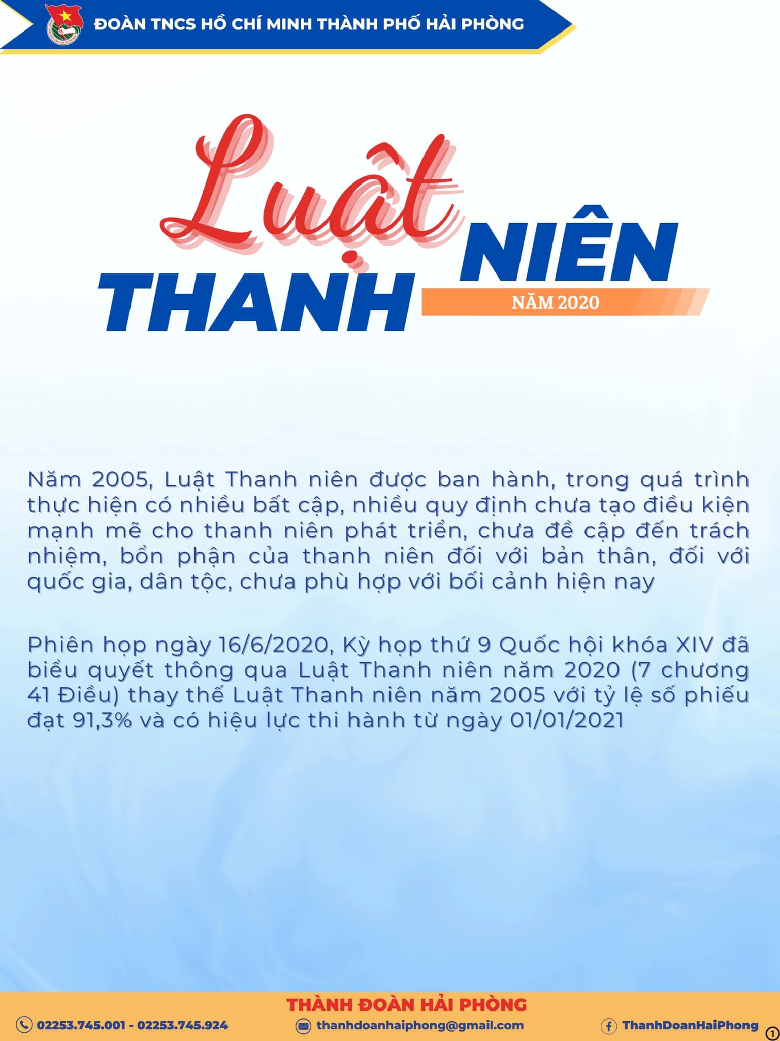 INFOGRAPHIC LUẬT THANH NIÊN NĂM 2020