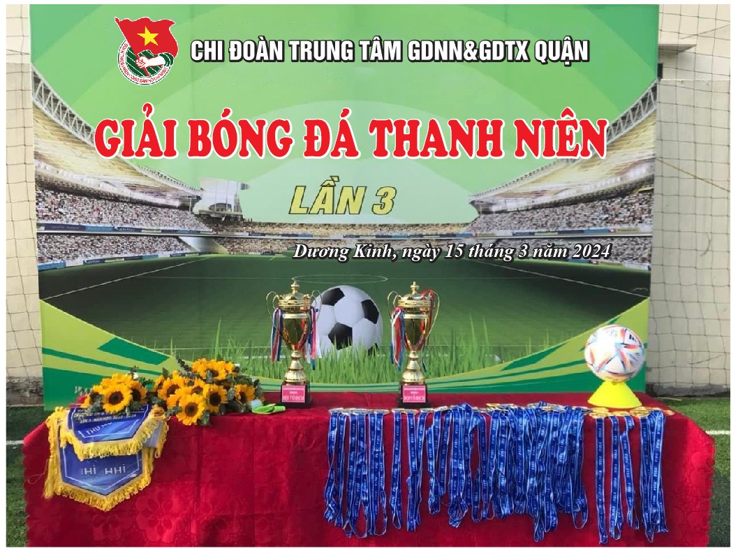 GIẢI BÓNG ĐÁ MỞ RỘNG CHI ĐOÀN TRUNG TÂM GDNN&GDTX