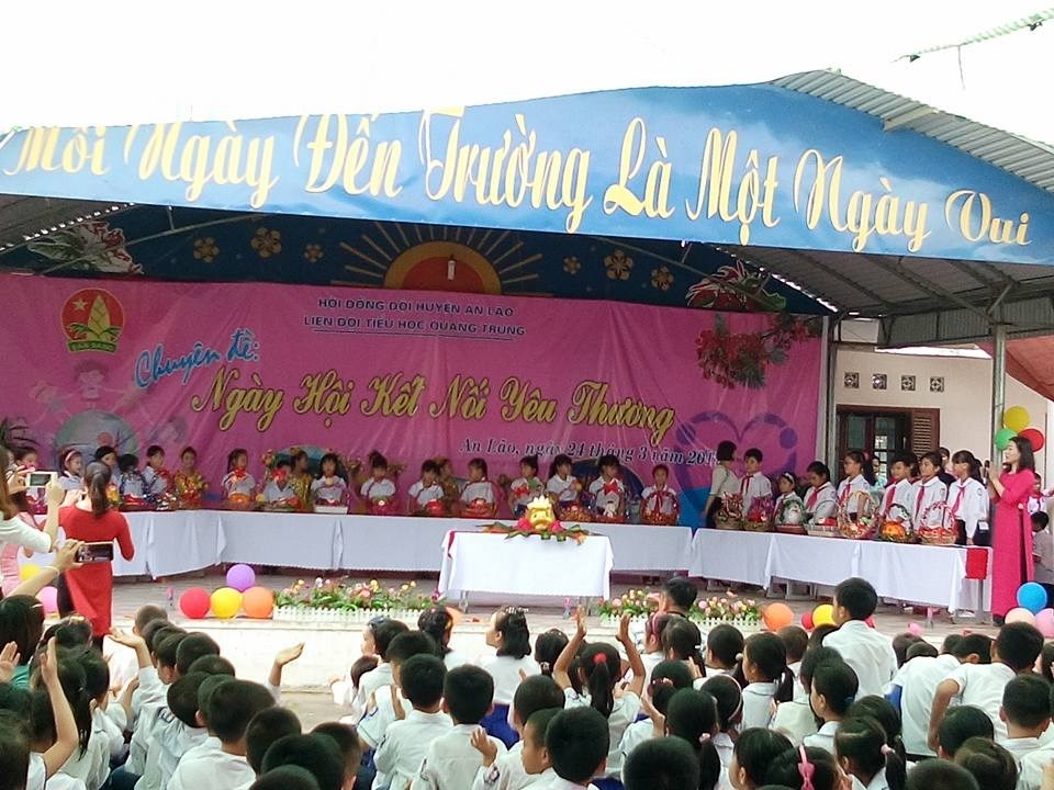 Chuyên đề cấp thành phố "Ngày hội kết nối yêu thương " của Liên đội Th Quang Trung