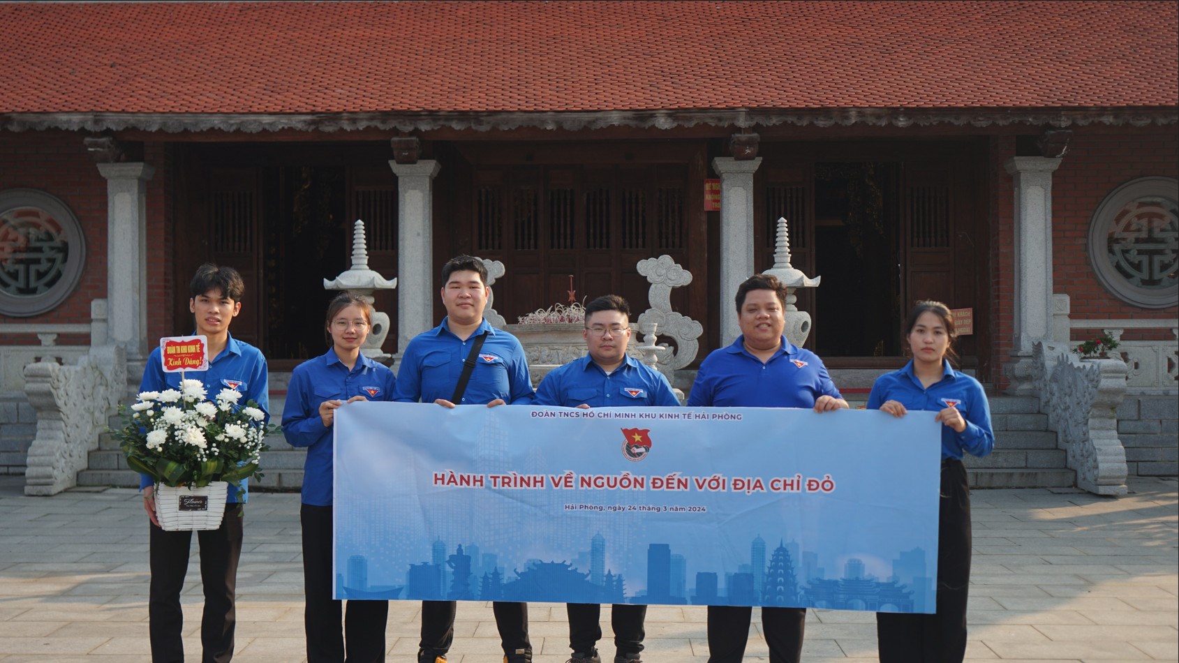 Đoàn TNCS Hồ Chí Minh Khu Kinh tế Hải Phòng tổ chức Hành trình về nguồn đến với địa chỉ đỏ năm 2024