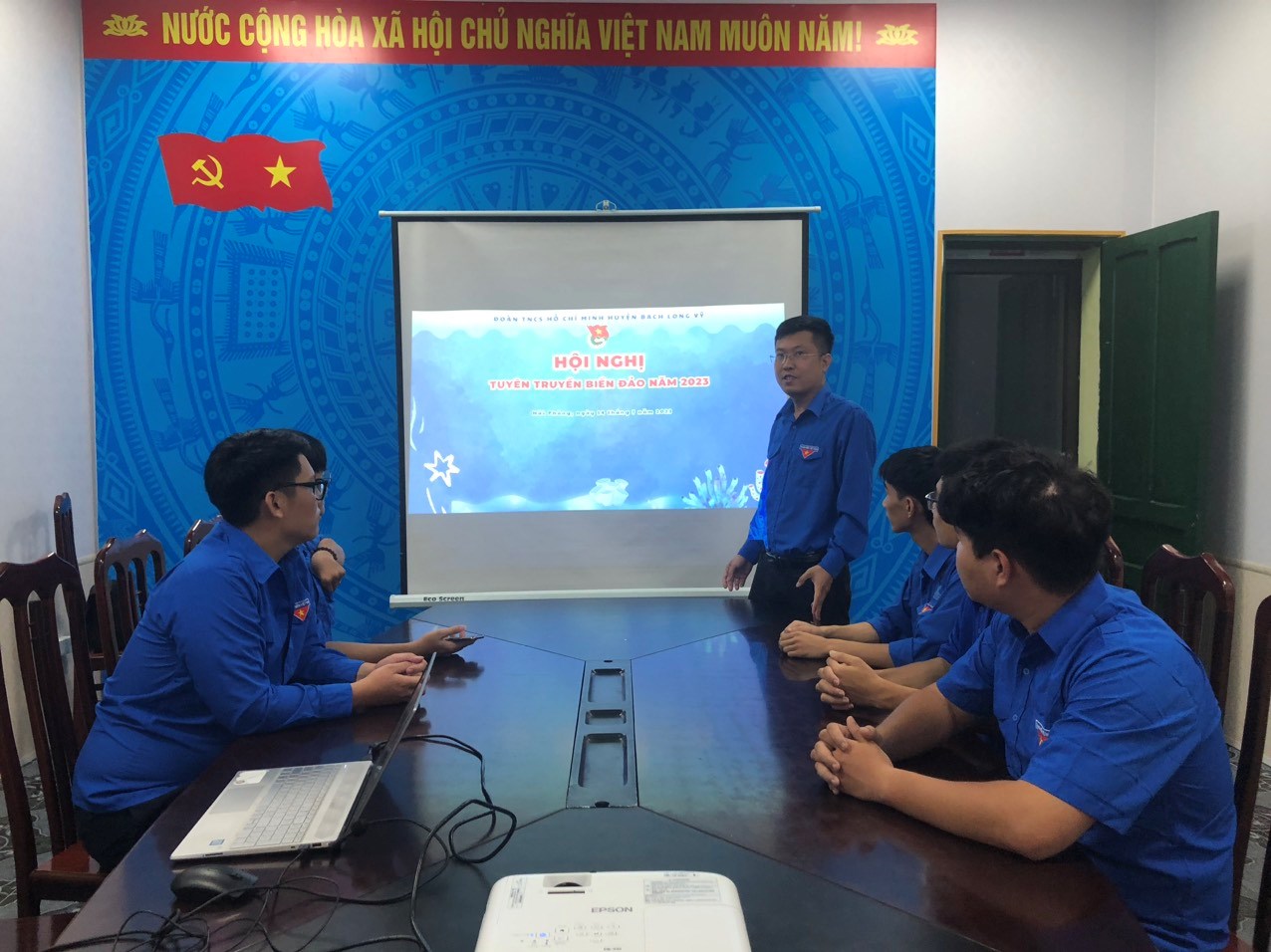 Đoàn TNCS Hồ Chí Minh Huyện đoàn Bạch Long Vỹ tổ chức Hội nghị tuyên truyền chủ quyền biên giới hải đảo năm 2023