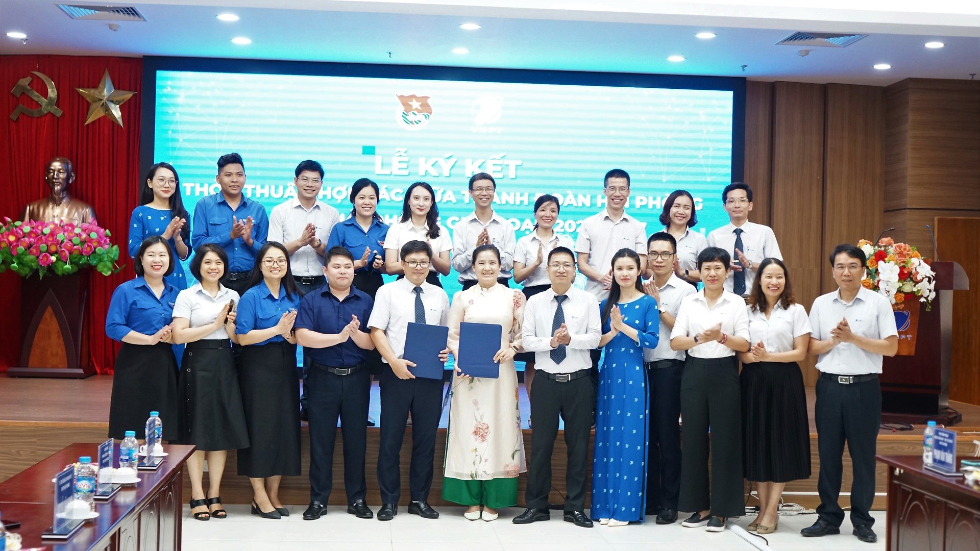 HỘI NGHỊ KÝ KẾT CHƯƠNG TRÌNH THOẢ THUẬN HỢP TÁC HOẠT ĐỘNG GIỮA THÀNH ĐOÀN HẢI PHÒNG VÀ VNPT HẢI PHÒNG GIAI ĐOẠN 2023 - 2027