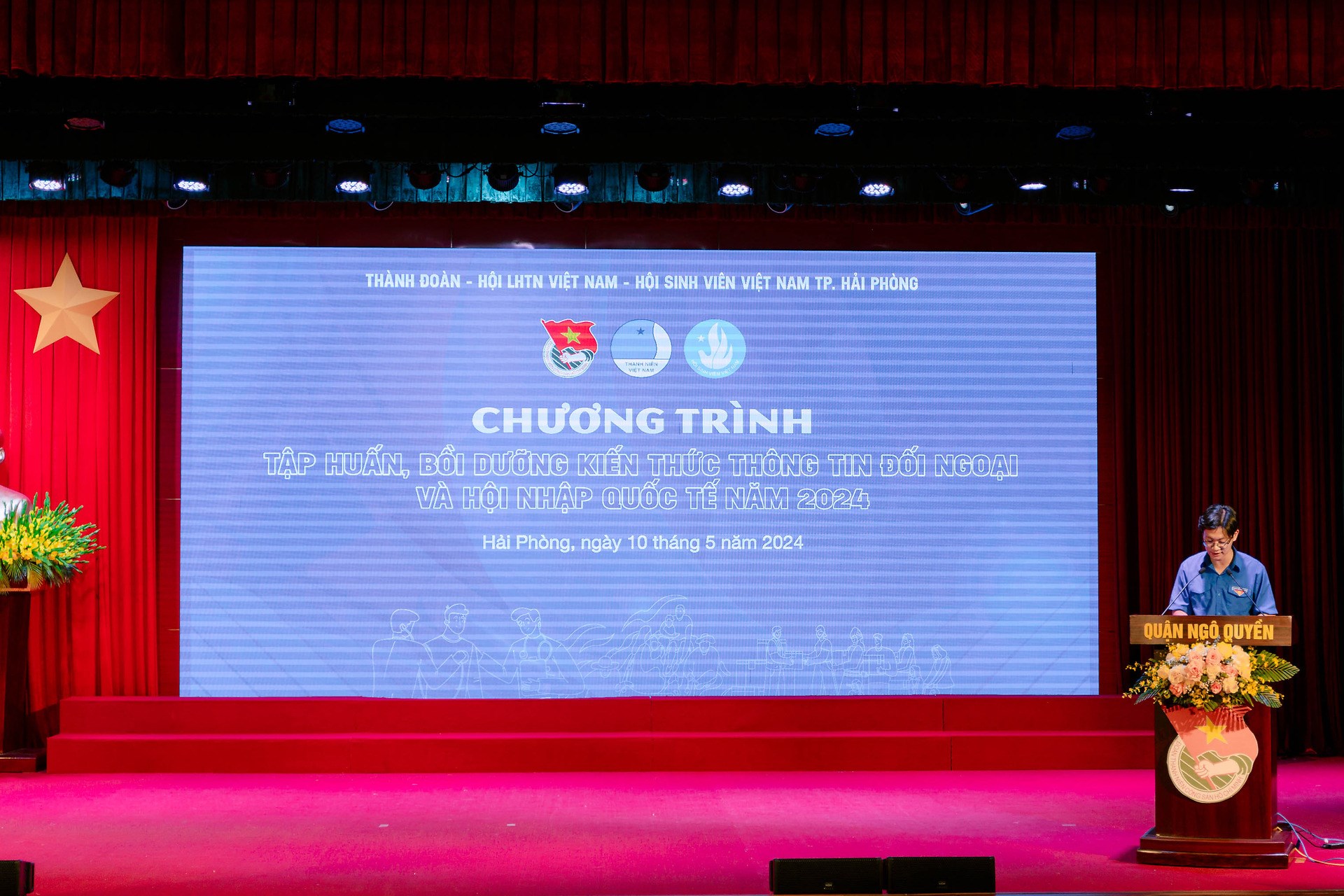 Chương trình tập huấn bồi dưỡng kiến thức công tác thông tin đối ngoại và hội nhập quốc tế cho đoàn viên thanh niên trong giai đoạn hiện nay.