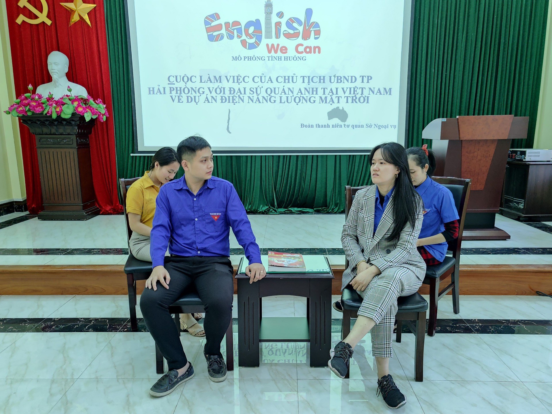 Sinh hoạt Câu lạc bộ Tiếng Anh - mô hình thiết thực nâng cao năng lực Tiếng Anh cho đoàn viên thanh niên của Đoàn cơ quan Sở Ngoại vụ