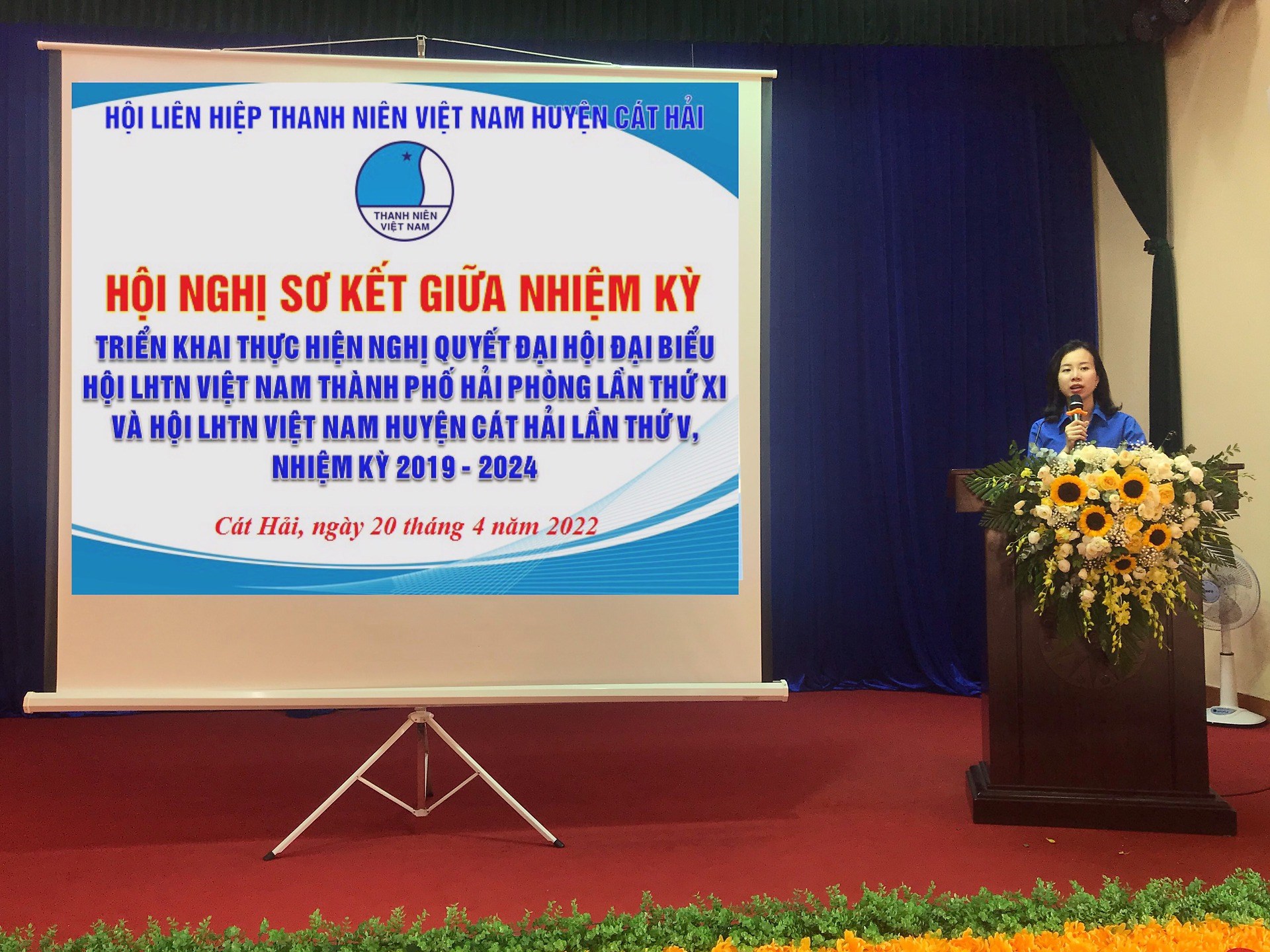 HỘI NGHỊ SƠ KẾT GIỮA NHIỆM KỲ TRIỂN KHAI THỰC HIỆN NGHỊ QUYẾT ĐẠI HỘI ĐẠI BIỂU HỘI LHTN VIỆT NAM THÀNH PHỐ HẢI PHÒNG LẦN THỨ XI VÀ HỘI LHTN VIỆT NAM HUYỆN CÁT HẢI LẦN THỨ V, NHIỆM KỲ 2019 - 2024