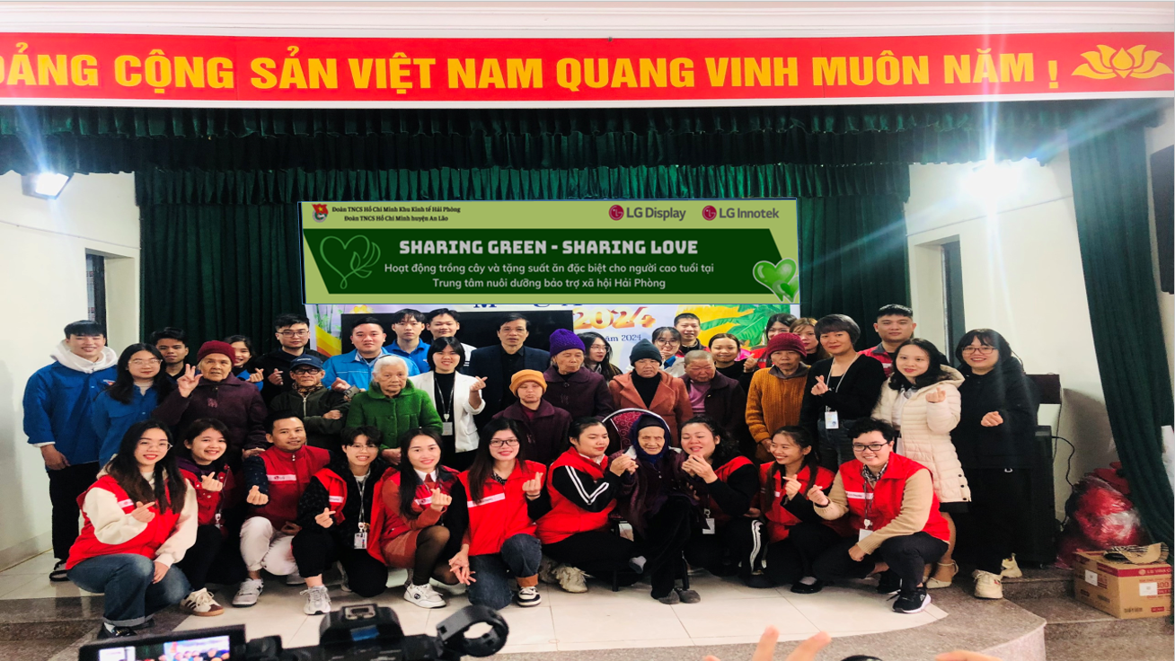 HOẠT ĐỘNG TRÔNG CÂY VÀ TẶNG SUẤT ĂN ĐẶC BIỆT TẠI TRUNG TÂM NUÔI DƯỠNG BẢO TRỢ XÃ HỘI HẢI PHÒNG