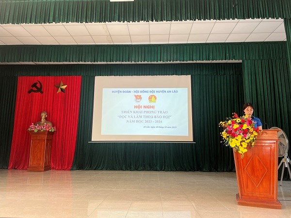 HỘI ĐỒNG ĐỘI HUYỆN AN LÃO TRIỂN KHAI VÀ DUY TRÌ HIỆU QUẢ PHONG TRÀO "ĐỌC VÀ LÀM THEO BÁO ĐỘI"