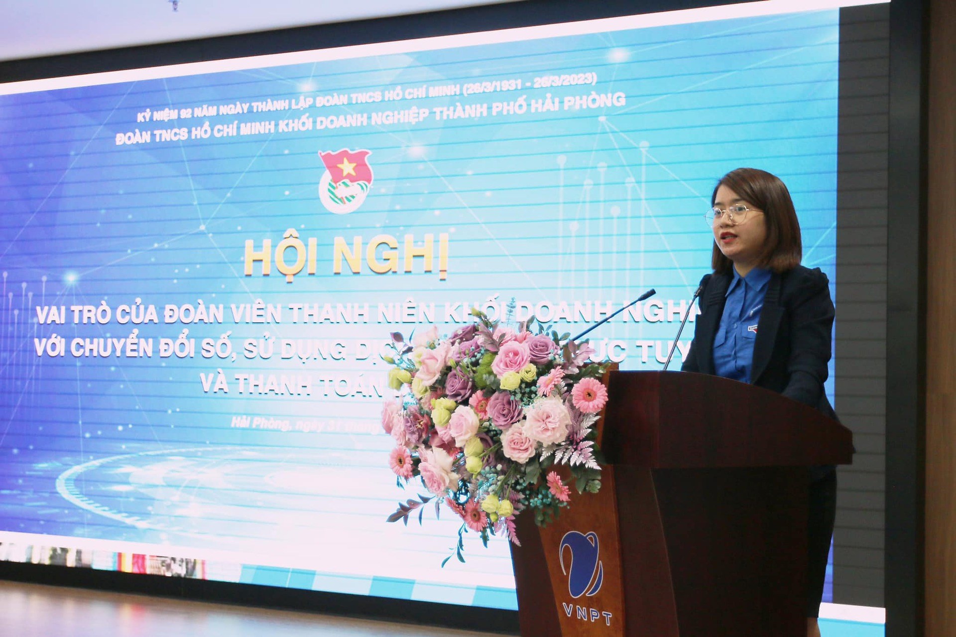 Hội nghị tuyên truyền “Vai trò đoàn viên thanh niên Khối Doanh nghiệp với chuyển đổi số, sử dụng dịch vụ công trực tuyến, thanh toán điện tử”