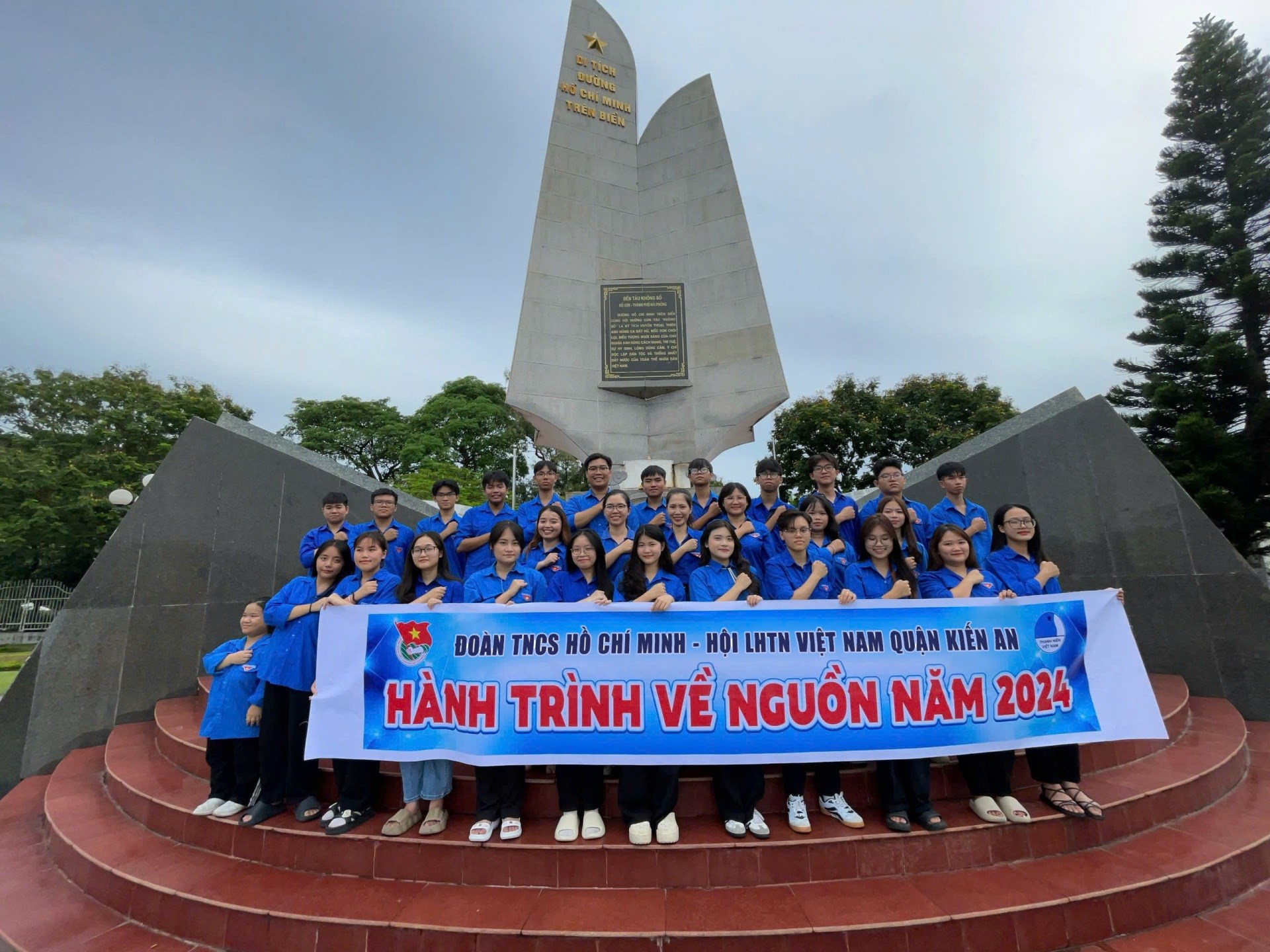 Kiến An: Quận đoàn - Hội LHTN Việt Nam quận tổ chức "Hành trình về nguồn" năm 2024 kỷ niệm 94 năm thành lập Đảng