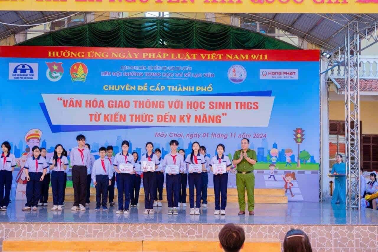 Chuyên đề cấp thành phố "Văn hóa giao thông với học sinh THCS từ kiến thức đến kỹ năng"