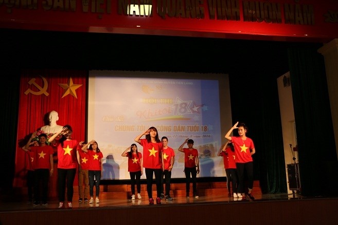 Huyện đoàn Tiên Lãng tổ chức Hội thi Chúng tôi là công dân tuổi 18