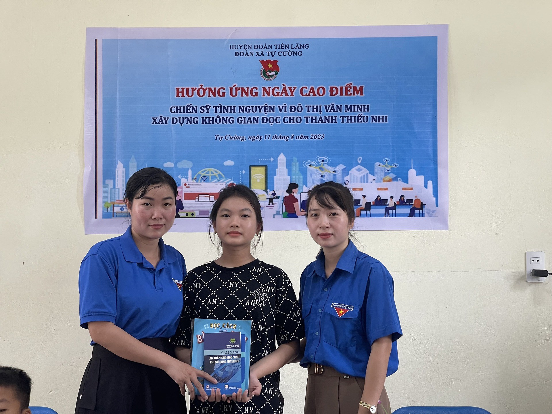 BAN CHỈ ĐẠO HÈ HUYỆN TIÊN LÃNG - XÂY DỰNG KHÔNG GIAN ĐỌC SÁCH CHO THANH THIẾU NHI