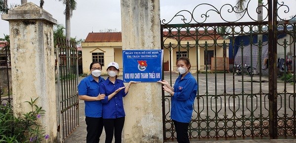 TRAO KHU VUI CHƠI THIẾU NHI CHÀO MỪNG ĐẠI HỘI ĐOÀN CÁC CẤP NHIỆM KỲ 2022-2027