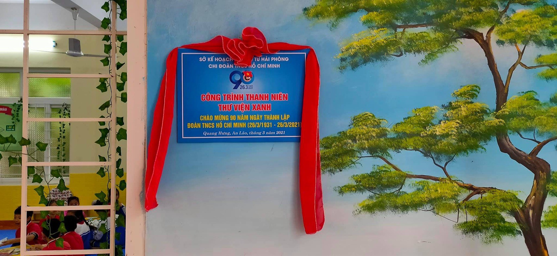 Công trình thanh niên“Thư viện xanh” - Chi đoàn cơ quan Sở Kế hoạch và Đầu tư