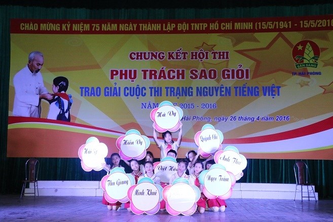 Chung kết Hội thi Phụ trách Sao giỏi - Trao giải Cuộc thi Trạng Nguyên Tiếng Việt năm học 2015 - 2016