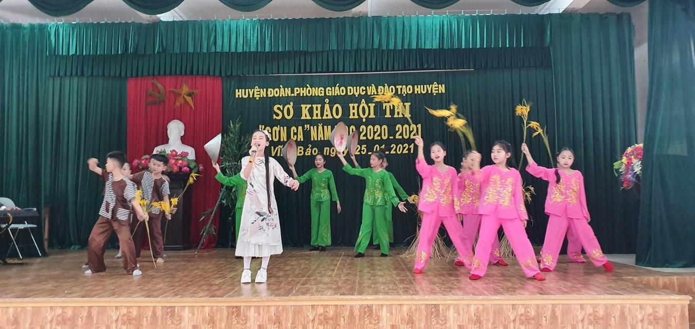 Sơ khảo Hội thi "Sơn ca", năm học 2020 - 2021.