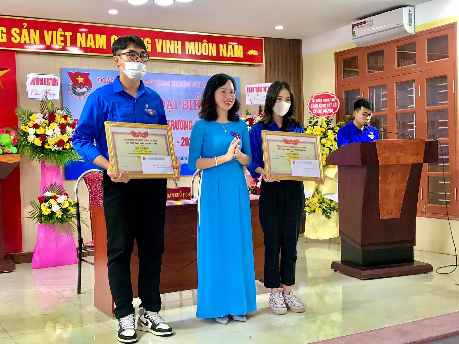 ĐẠI HỘI ĐẠI BIỂU ĐOÀN TNCS HỒ CHÍ MINH KHỐI CÁC TRƯỜNG THPT VÀ TRUNG TÂM GDNN - GDTX, NĂM HỌC 2021 - 2022