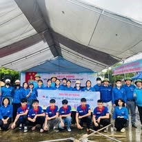 Đoàn xã An Thành hoàn thành vượt chỉ tiêu trồng mới cây xanh tháng 3 năm 2026