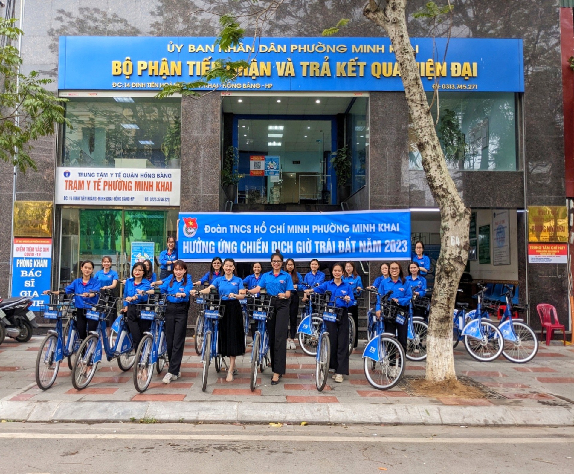 Thanh niên Hồng Bàng hưởng ứng Giờ Trái Đất 2023