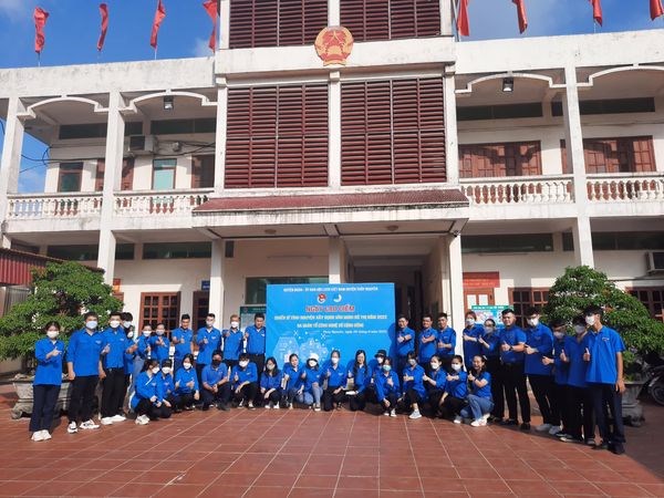 Huyện đoàn Thủy Nguyên triển khai Ngày ra quân Chiến sĩ tình nguyện vì văn minh đô thị năm 2022.