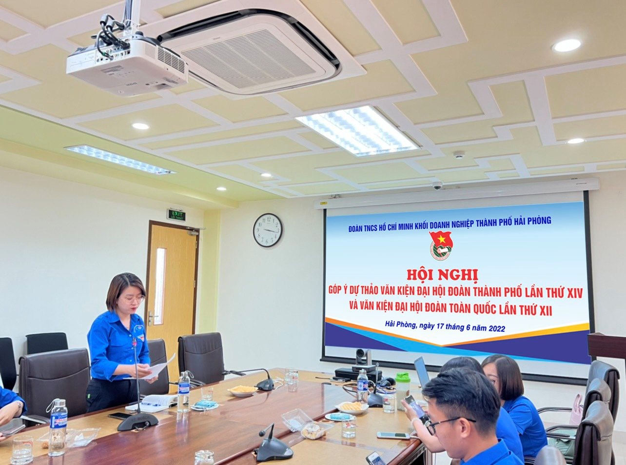 Ban Thường vụ Đoàn Khối đã tổ chức Hội nghị Đóng góp ý kiến vào dự thảo văn kiện Đại hội Đoàn toàn quốc lần thứ XII, Đại hội Đoàn thành phố lần thứ XIV, nhiệm kỳ 2022-2027.